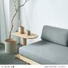 SIEVE (シーヴ) Uサイドテーブル サイドテーブル Sサイズ U型天板 天然木 ナチュラル 天板/フレーム:オーク無垢材-5