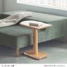 SIEVE (シーヴ) Uサイドテーブル サイドテーブル Sサイズ U型天板 天然木 ナチュラル 天板/フレーム:オーク無垢材-6