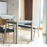 ADRS(アドレス) スタン ダイニングベンチ モダン ナチュラル フレーム:オーク無垢材 座面:PVC-4