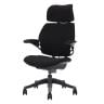 ヒューマンスケール(Humanscale) フリーダム(freedom) ヘッドレスト オフィスチェア 高機能 エルゴノミクス 椅子 ブラック F212GFT10-19