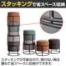 【コバルトグリーン:1月中旬入荷予定】カプス スツール オットマン 足置き 1人掛け ファブリック スタッキング CRUSH クラッシュプロジェクト yuu 幅450×奥行450×高さ490mm-16