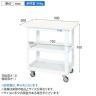 【抗菌加工】サカエ ニューCSスーパーワゴン 抗菌・抗ウイルス天板付き CSWA-757VWNUW 幅900×奥行600×高さ760mm【SIAA】-6