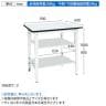 【抗菌加工】サカエ 軽量高さ調整作業台TKK8タイプ 中間棚板・下段棚板付き TKK8-096T2LW 幅900×奥行600×高さ800～1000mm【SIAA】-7