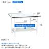 【抗菌加工】サカエ 軽量作業台KAタイプ KA-126TMW 幅1200×奥行600×高さ740mm【SIAA】-6