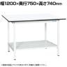 【抗菌加工】サカエ 軽量作業台KAタイプ KA-127TMW 幅1200×奥行750×高さ740mm【SIAA】