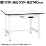 【抗菌加工】サカエ 軽量作業台KAタイプ キャビネット付き KA-129AMW 幅1200×奥行900×高さ740mm【SIAA】