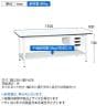 【抗菌加工】サカエ 軽量作業台KAタイプ キャビネット付き・中板付き KA-159CTMW 幅1500×奥行900×高さ740mm【SIAA】-7