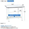 【抗菌加工】サカエ 軽量立作業台KADタイプ KAD-126TMW 幅1200×奥行600×高さ900mm【SIAA】-6