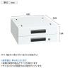 [オプション]【抗菌加工】サカエ 軽量作業台KA・KAD用オプションキャビネット KA-S20WC 幅400×奥行500×高さ164mm【SIAA】-4