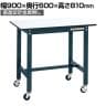 【抗菌加工】サカエ 軽量作業台SELタイプ 移動式・直進安定金具無し SEL-0960PUR 幅900×奥行600×高さ810mm【SIAA】