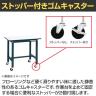 【抗菌加工】サカエ 軽量作業台SELタイプ 移動式・直進安定金具無し SEL-0960PUR 幅900×奥行600×高さ810mm【SIAA】-3