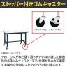 【抗菌加工】サカエ 軽量作業台SELタイプ 移動式・直進安定金具無し SEL-1260PUR 幅1200×奥行600×高さ810mm【SIAA】-3