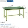 【抗菌加工】サカエ 軽量作業台KKタイプ 改正RoHS10物質対応 KK-68FE 幅1800×奥行600×高さ740mm【SIAA】-6