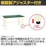 【抗菌加工】サカエ 軽量高さ調整作業台TKK6タイプ 改正RoHS10物質対応 TKK6-156FEI 幅1500×奥行600×高さ600～800mm【SIAA】-5