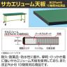 【抗菌加工】サカエ 軽量作業台KSタイプ移動式 改正RoHS10物質対応 KS-097FER 幅900×奥行750×高さ740mm【SIAA】-1