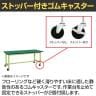 【抗菌加工】サカエ 軽量作業台KSタイプ移動式 改正RoHS10物質対応 KS-097FER 幅900×奥行750×高さ740mm【SIAA】-3