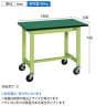 【抗菌加工】サカエ 軽量作業台KSタイプ 移動式・直進安定金具無し KS-186FEUR 幅1800×奥行600×高さ740mm【SIAA】-6