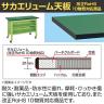 【抗菌加工】サカエ 軽量一人用作業台移動式 改正RoHS10物質対応 CPBE-126T 幅1200×奥行600×高さ810mm【SIAA】-1