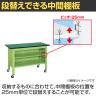 【抗菌加工】サカエ 軽量一人用作業台移動式 改正RoHS10物質対応 CPBE-126T 幅1200×奥行600×高さ810mm【SIAA】-2