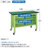 【抗菌加工】サカエ 軽量一人用作業台移動式 改正RoHS10物質対応 CPBE-126T 幅1200×奥行600×高さ810mm【SIAA】-7