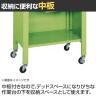 【抗菌加工】サカエ 軽量一人用作業台移動式 改正RoHS10物質対応 CPBE-126A 幅1200×奥行600×高さ810mm【SIAA】-3