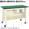 【抗菌加工】サカエ 軽量一人用作業台移動式 改正RoHS10物質対応 CPBE-096BI 幅900×奥行600×高さ810mm【SIAA】