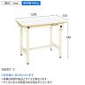 サカエ 軽量作業台CKタイプ CK-127FNIV 幅1200×奥行750×高さ740mm-6