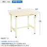 サカエ 軽量作業台CKタイプ CK-126SNI 幅1200×奥行600×高さ740mm-7