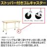 サカエ 軽量作業台CKタイプ 移動式 CK-189PRNI 幅1800×奥行900×高さ810mm-5