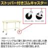サカエ 軽量作業台CKタイプ 移動式・直進安定金具無し CK-126SURNI 幅1200×奥行600×高さ810mm-5