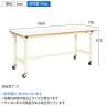 サカエ 軽量作業台CKタイプ 移動式・直進安定金具無し CK-187FURNIV 幅1800×奥行750×高さ810mm-7