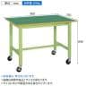 サカエ 軽量作業台KKタイプ 移動式 直進安定金具無し 幅900×奥行750×高さ840mm KK-39FUB2-1