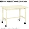 サカエ 軽量作業台KKタイプ 移動式 直進安定金具無し 幅1200×奥行600×高さ840mm KK-48SUB2I
