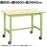 サカエ 軽量作業台KKタイプ 移動式 直進安定金具無し 幅900×奥行600×高さ840mm KK-38UB2IG