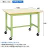 サカエ 軽量作業台KKタイプ 移動式 直進安定金具無し 幅1500×奥行600×高さ840mm KK-58UB2IG-1