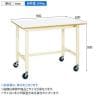サカエ 軽量作業台KKタイプ 移動式 直進安定金具無し 幅900×奥行600×高さ900mm KH-38FIVUB-1