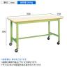 サカエ 軽量作業台 移動式 幅900×奥行750×高さ900mm KH-39IGB-1