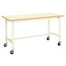 サカエ 軽量作業台 移動式 幅1800×奥行750×高さ900mm KH-69BI-19