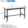 サカエ 軽量作業台 移動式 幅900×奥行600×高さ900mm KH-38PBD-1