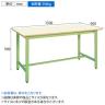 サカエ 軽量立作業台KDタイプ 幅1500×奥行900×高さ900mm KD-50NIG-1