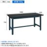 サカエ 実験用中量作業台 特殊アクリル天板 幅1800×奥行900×高さ740mm CSC-189D-1