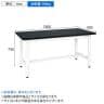サカエ 実験用中量作業台 特殊アクリル天板 幅1800×奥行900×高さ740mm CSC-189W-1