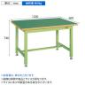 サカエ 中量作業台KTタイプ 幅1200×奥行600×高さ740mm KT-483FEN-1
