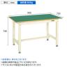 サカエ 中量作業台KTタイプ 幅900×奥行750×高さ740mm KT-393FENI-1