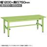 サカエ 中量高さ調整作業台 TKT5タイプ 幅1200×奥行750×高さ500～650mm TKT5-127S