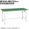 サカエ 電動昇降作業台 重量タイプ 幅1500×奥行750×高さ630～1280mm DKN-157FEW