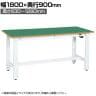 サカエ 電動昇降作業台 重量タイプ 幅1800×奥行900×高さ630～1280mm DKN-189FEW