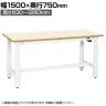 サカエ 電動昇降作業台 重量タイプ 幅1500×奥行750×高さ630～1280mm DKN-157IMW