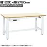 サカエ 電動昇降作業台 重量タイプ 幅1200×奥行750×高さ630～1280mm DKN-127AIMW