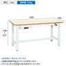 サカエ 電動昇降作業台 重量タイプ 幅1800×奥行900×高さ630～1280mm DKN-189AIMW-1